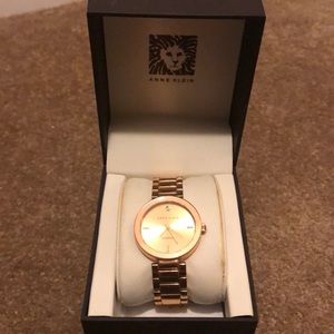 Anne Klein rose gold watch